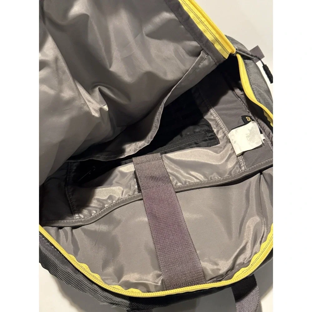 Timbuk2 Backpack Medium Gray Black And Yellow Laptop Bag